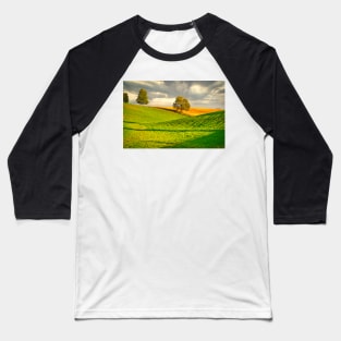 Summer Country Scene Baseball T-Shirt